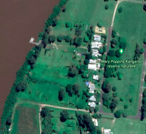 A man was taken to hospital after falling from a moving boat on Wednesday evening. Picture: Google Earth