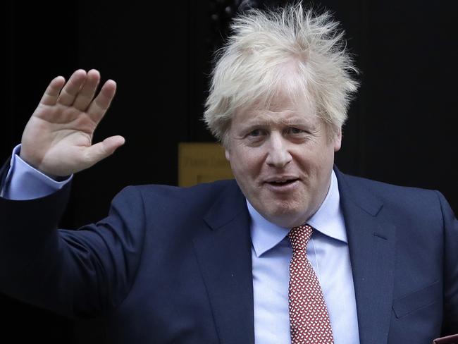 Britain's Prime Minister Boris Johnson leaves 10 Downing Street. Picture: AP