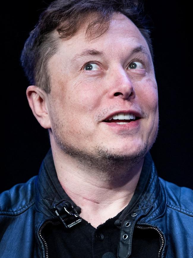 Elon Musk appears to be feuding with his billionaire rival Bill Gates. Picture: Brendan Smialowski/AFP