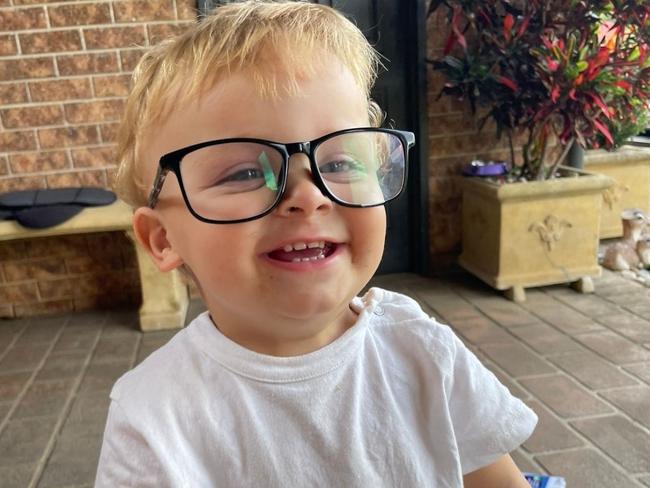 Carter loves going to his nanny and poppy’s house and is always very cheeky getting up to mischief because he knows he is cute and can get away with it. In this picture his trying on nanny’s glasses and was loving himself in them. <b><a href="https://www.dailytelegraph.com.au/newslocal/blacktown-advocate/vote-help-us-find-the-cheekiest-toddler-in-nsw/news-story/9ae7eb32bd93be85a472b448d0c19dda">VOTE HERE </a></b>