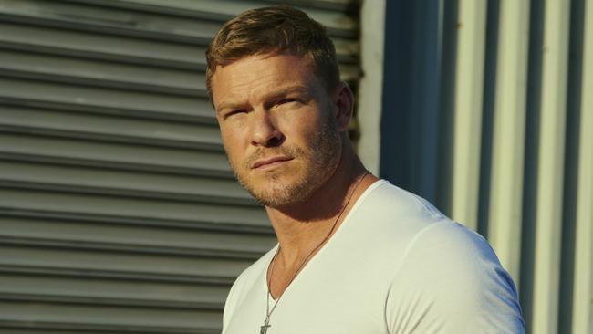 Reacher star Alan Ritchson.