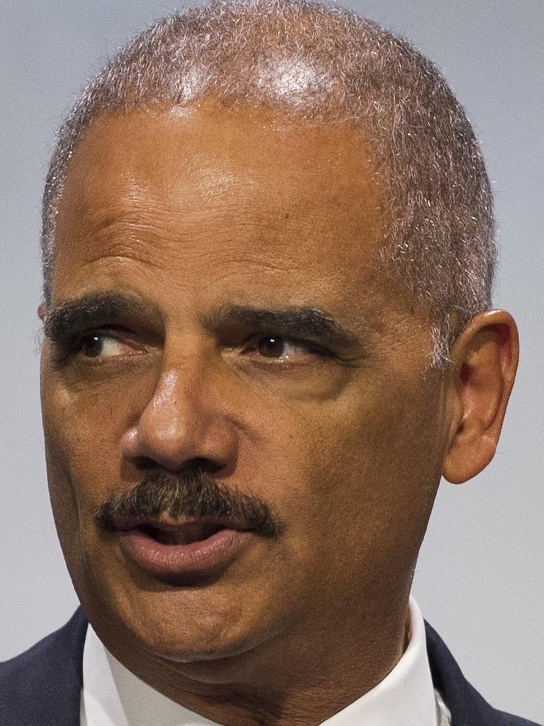 Former US Attorney-General Eric Holder. Picture: AP