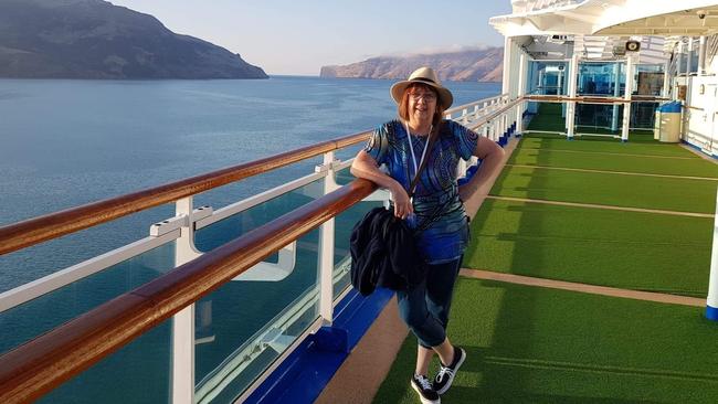 South Australian woman Linda Lavender, who died from COVID-19, aboard the Ruby Princess where she contracted the virus. Picture: Supplied by family