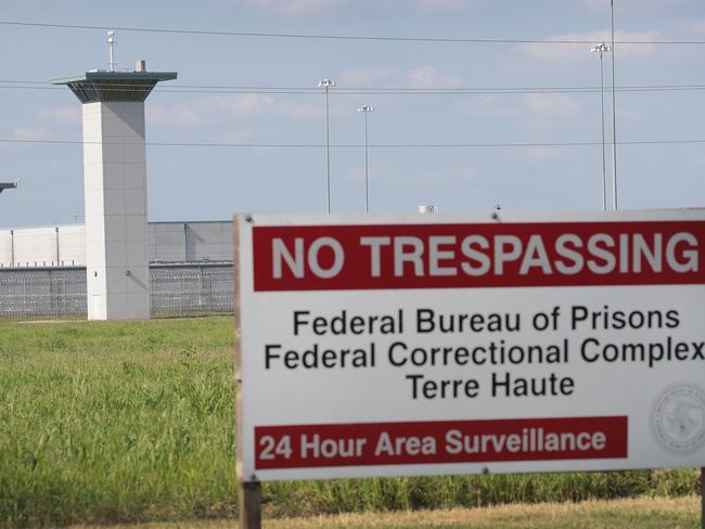 The Federal Correctional Complex Terre Haute in Indiana, where Lisa Montgomery was put to death by lethal in injection. Picture: AFP