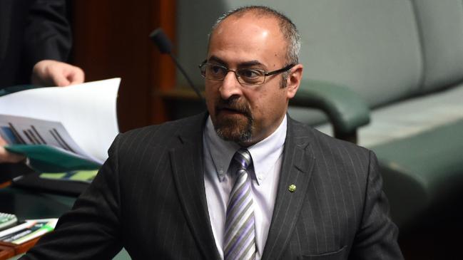 **CAPTION CORRECTION** Correcting ID* Labor Member for Wills Peter Khalil at an orientation seminar for newly elected parliamentarians, to discuss their new roles as federal parliamentarians at Parliament in Canberra, Tuesday, Aug. 16, 2016. AAP Image/Mick Tsikas) NO ARCHIVING