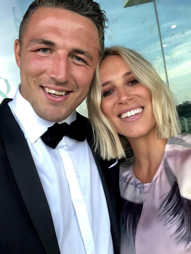 Phoebe and Sam Burgess in 2018.