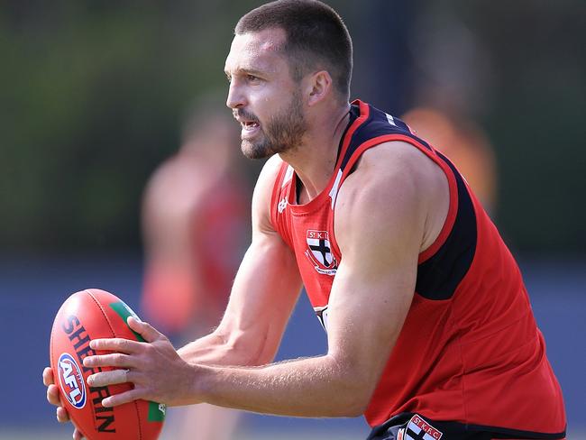 New St Kilda skipper Jarryn Geary will lead by example. Picture: Wayne Ludbey