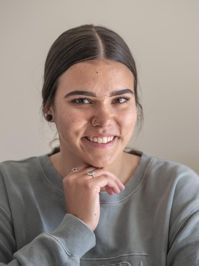 Oakey State High School student Keesha Charles has been announced as one of three finalists and in three categories for the 60th Queensland Training Awards. Picture: Nev Madsen.