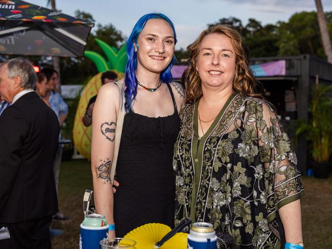 Lisa and Dani from Bell Bar at the 2025 Hospitality NT Aristocrat Technologies Awards for Excellence, Darwin Ski Club. Picture: Pema Tamang Pakhrin