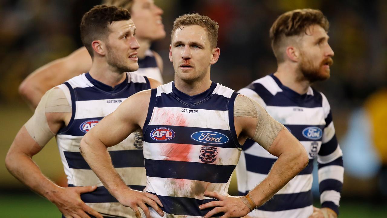 Joel Selwood’s Cats are in danger of missing the 2018 AFL finals series.