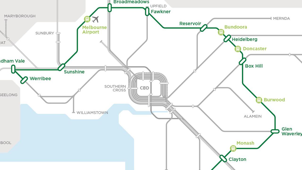 The Victorian Government has plans for a multi billion suburban rail loop.