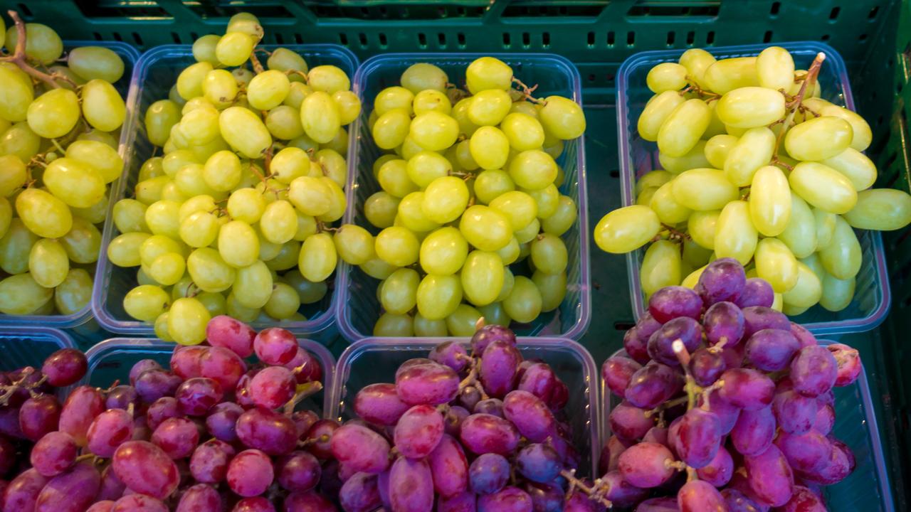 Grapes that are not cut up are very dangerous for children under five. Picture: iStock