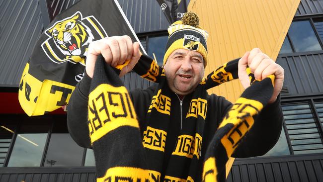 Mick Molloy is a diehard Richmond fan. Picture: Alex Coppel.