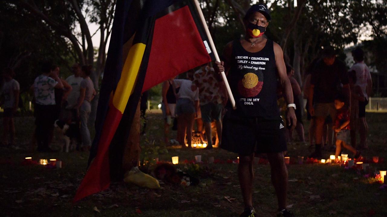 Protestors at the #JusticeforCassius vigil. Picture: (A)manda Parkinson