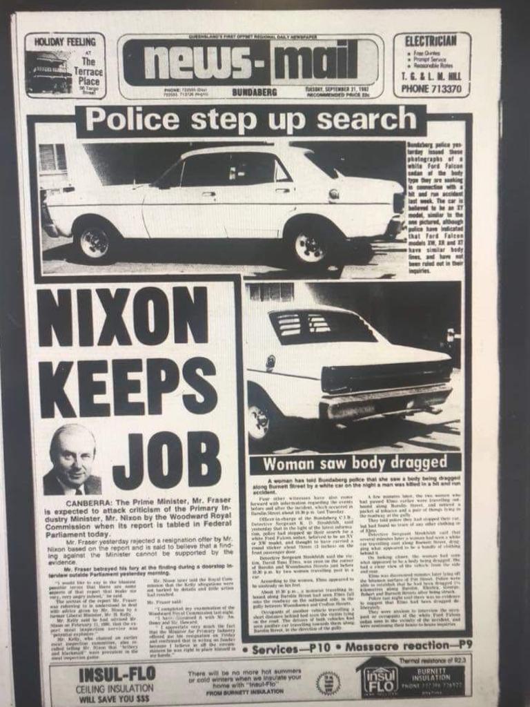 A NewsMail front page from the 1980s calls for information on the driver responsible for David's death.