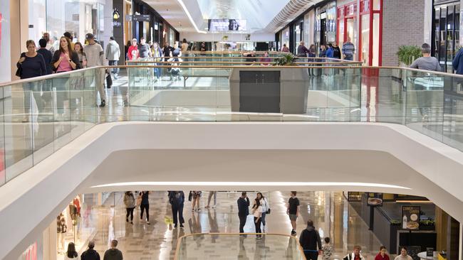 Some Queenslanders hit shopping centres. Picture: Nev Madsen