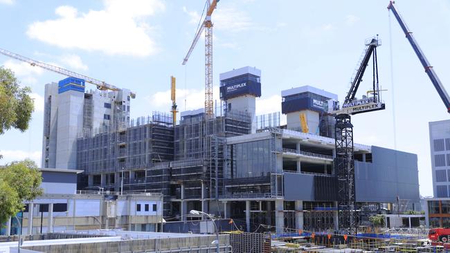 Westmead Hospital’s 14-storey skyscraper is part of its $1 billion redevelopment.