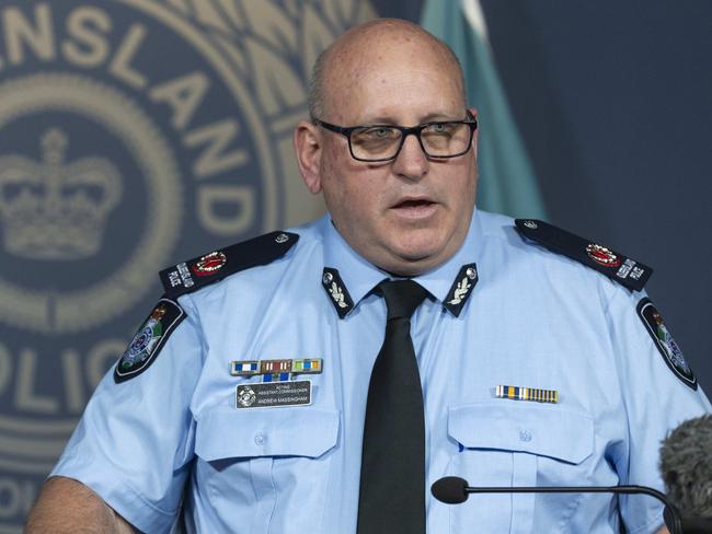 Acting Assistant Commissioner Andrew Massingham on Monday. Picture: Richard Walker