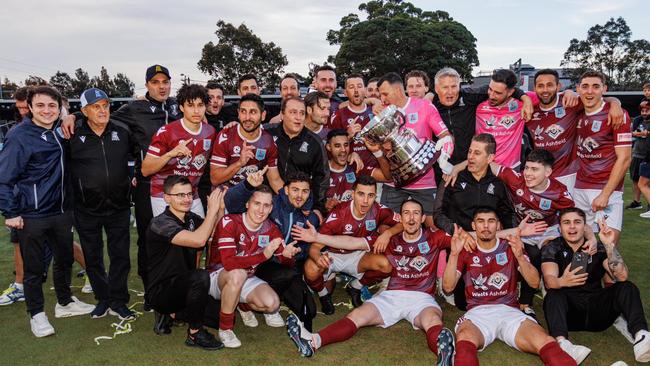 APIA Leichhardt claimed the 2023 NSW NPL Premiership. Picture: Brett Nielsen