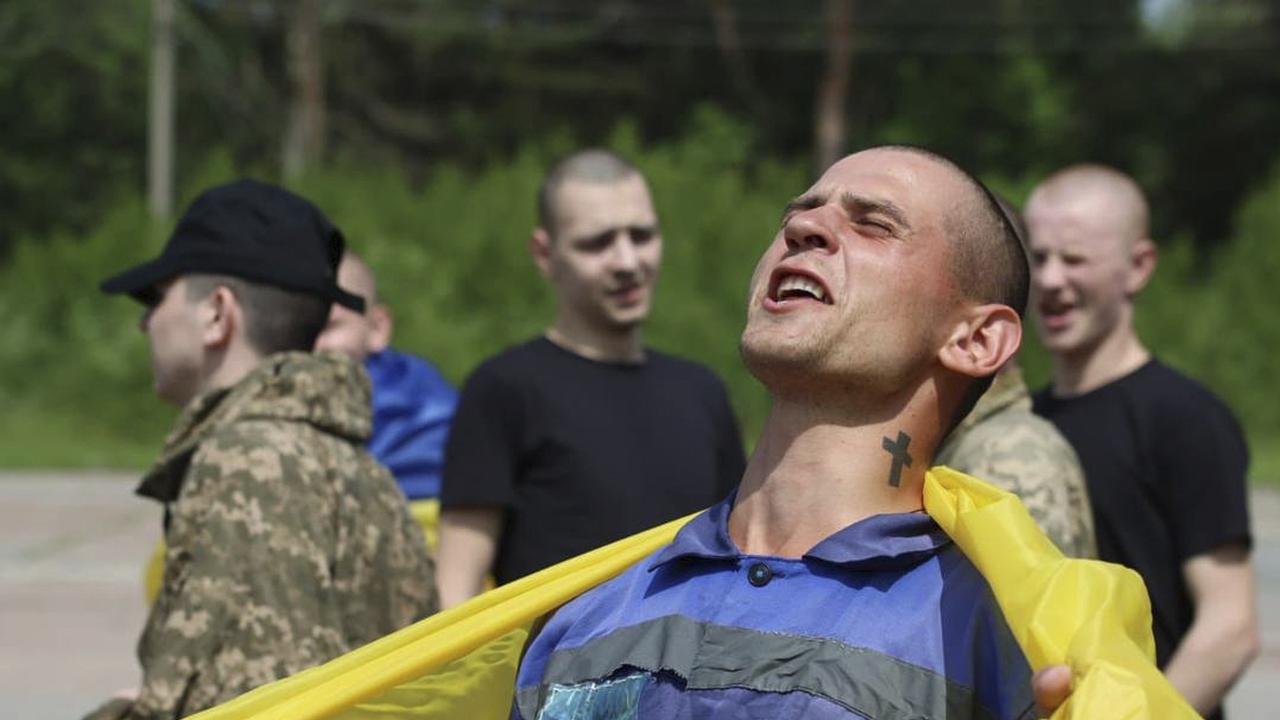 Russia unleashes record drone swarm on Ukraine as POWs freed