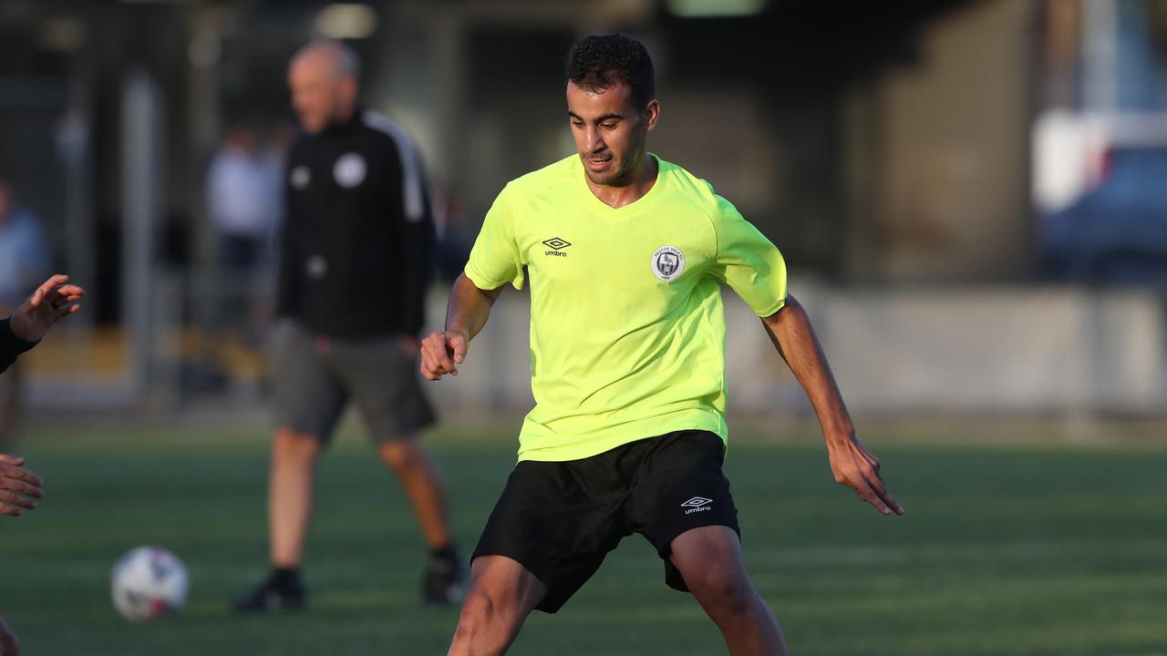 Refugee footballer Hakeem Al-Araibi. (AAP Image/David Crosling) 