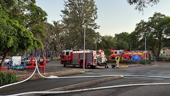 The fire caused extensive damage at the Lake Macquarie City Council chambers at Speers Point on November 27, 2024. Picture: Lake Macquarie City Council.