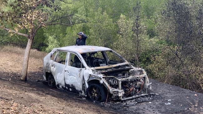 A stolen car was set on fire at Belgian Gardens.