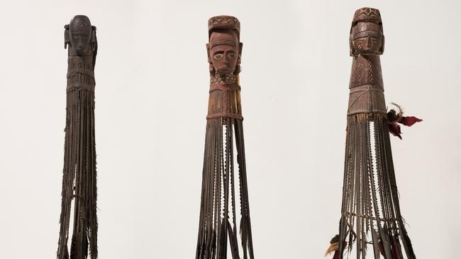 Neck Ornaments collected by Margaret Mead. Westpac Long Gallery, Australian Museum, Sydney.