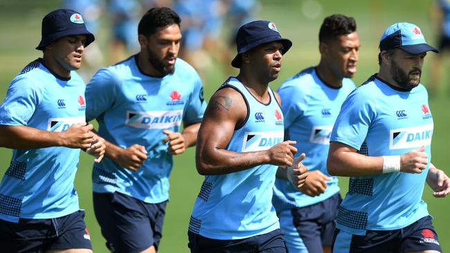 The Waratahs certainly look packed with power. (AAP Image/Dan Himbrechts)