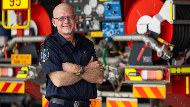 Borroloola firefighter Jamie Seib. Picture: Pema Tamang Pakhrin