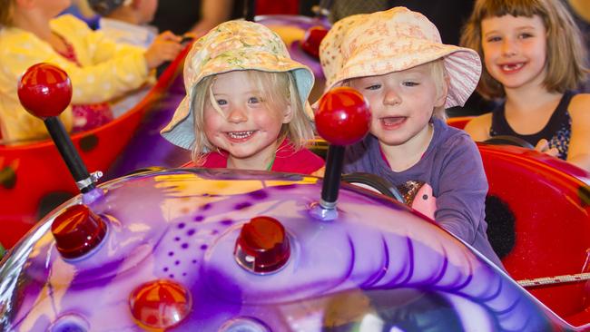 Rides for all ages will be in operation at Alexandra Gardens. Picture: Sarah Matray