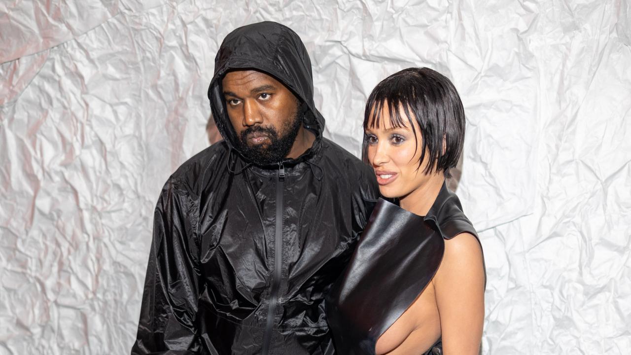 Kanye West and Bianca Censori have been the focus of swirling rumours regarding an alleged divorce. Picture: Arnold Jerocki/Getty Images.