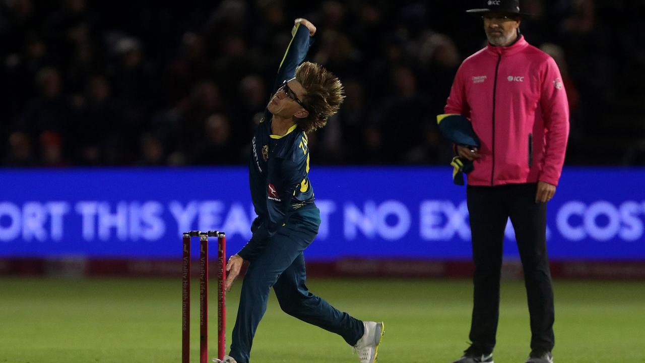 Australia's Adam Zampa. Photo by Geoff Caddick / AFP