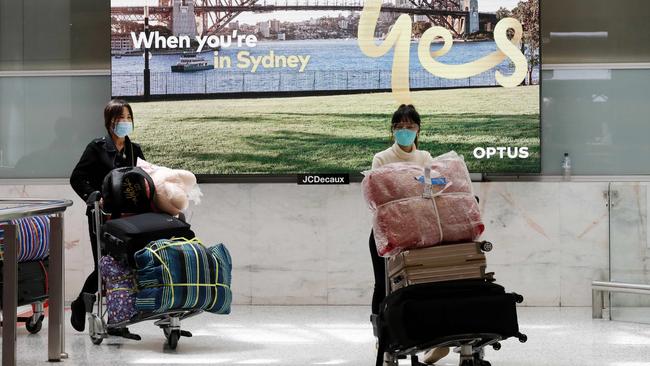 Sydney Airport is warning that – despite a doubling of international travel in November compared to the same month last year – the Omicron outbreak was expected to slow the recovery. Picture: Nikki Short