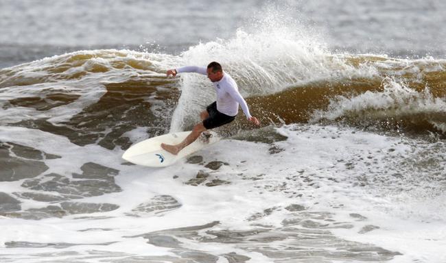 Alexandra Headland gets good lefts and rights for longboarders and shortbaorders alike. Picture: Nicholas Falconer