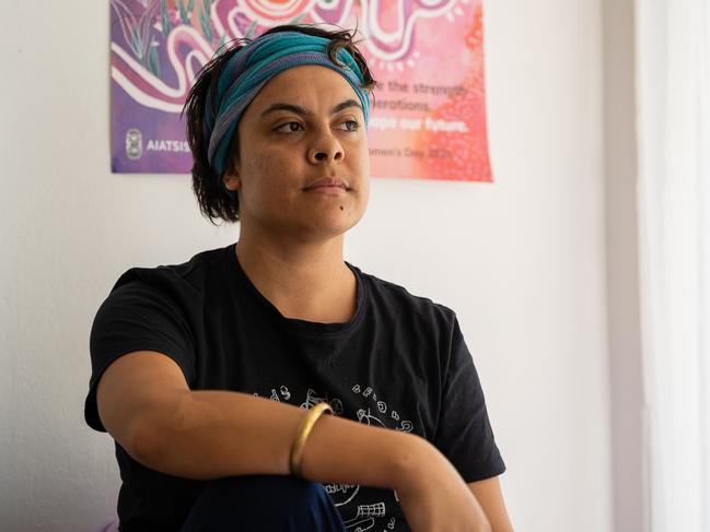 Uprising of the People chief executive officer and Kulumbirigin Danggalaba/Tiwi woman Mililma May at her office in Nightcliff.Pic: Pema Tamang Pakhrin