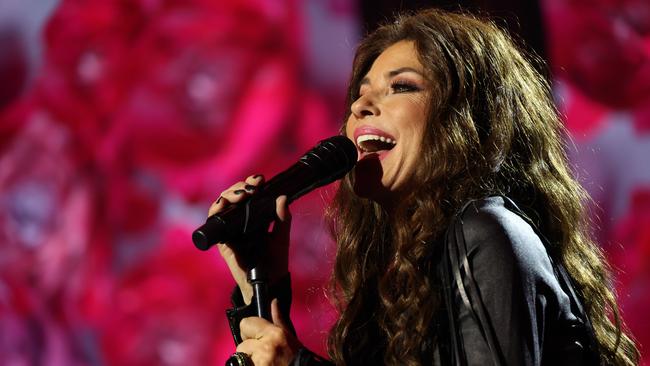 Shania Twain is filling the key legend’s slot. Picture: Monica Schipper/Getty Images for The Recording Academy