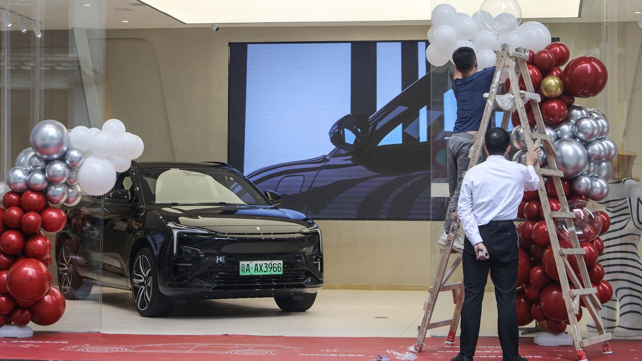 Evergrande NEV wants to take over Tesla. Picture: AFP