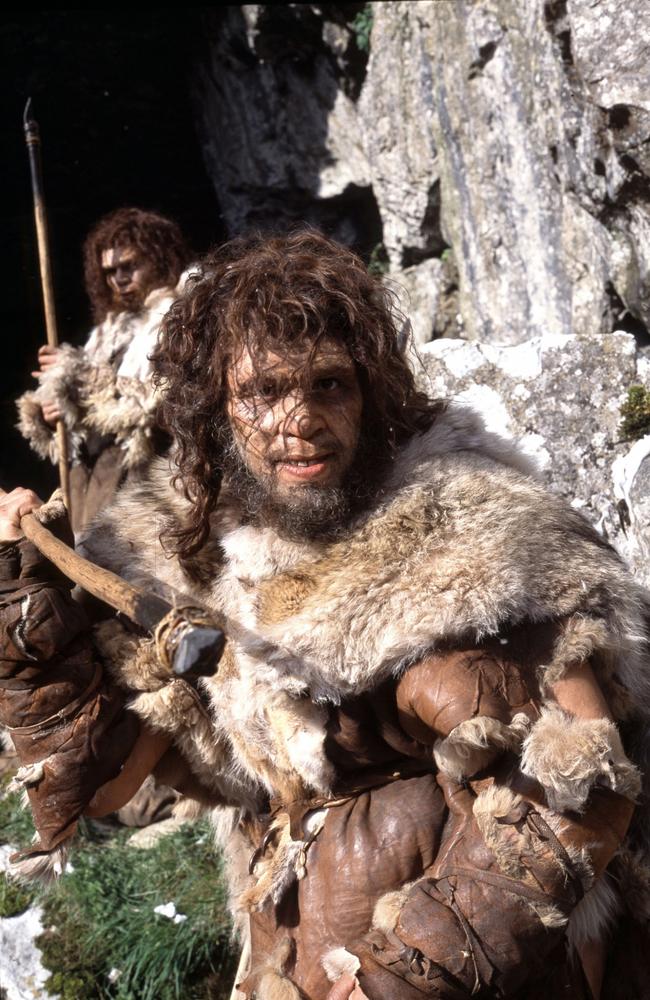 Neanderthals evolved out of Homo heidelbergensis in Europe. Did a third species, or modern humans, evolve in China? Picture: Walking with Cavemen