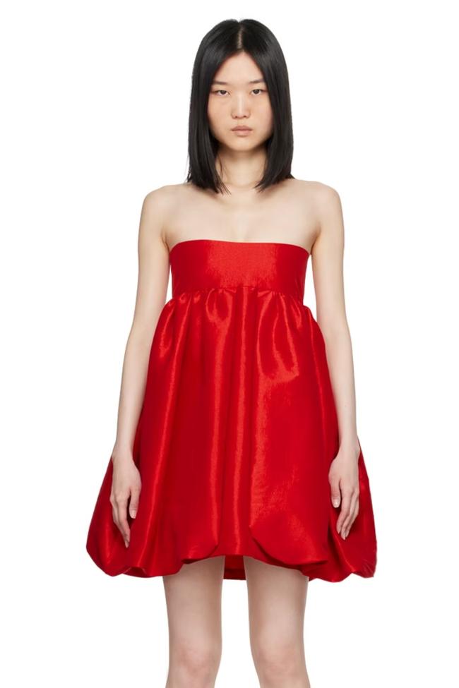 Kika Vargas Red Crie minidressShop now for $1,055
