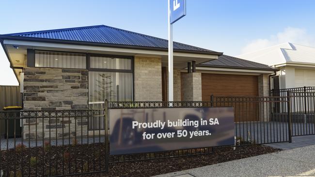 A display home in the Vista estate at Seaford Heights. Photo: Nick Clayton