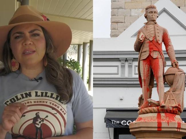 ‘You can’t erase him from our history’: Jacinta Price condemns Captain Cook vandalism