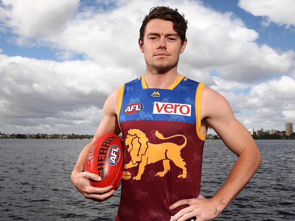 Lachie Neale was unveiled as a Lion in 2018 and would become a hall-of-fame level player. Picture: Paul Kane/Getty Images