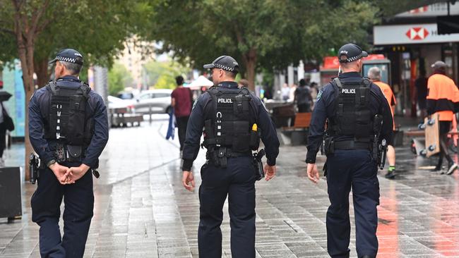 14/3/24. Rundle Mall Police Patrols.Picture: Keryn Stevens