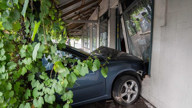 “We heard some tyres screeching and then just a really loud bang.” Picture: NCA NewsWire / Morgan Sette