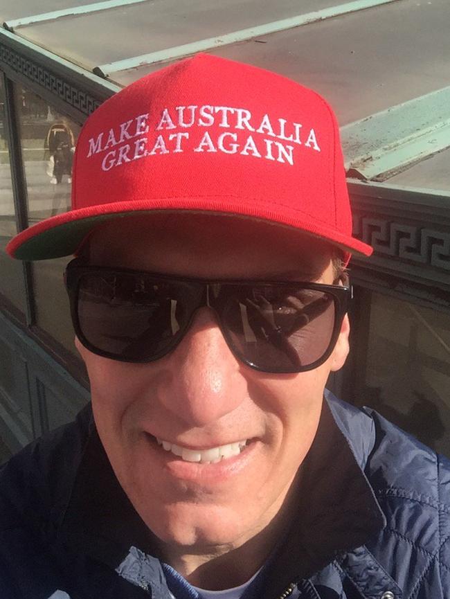 A photo tweeted by Cory Bernardi during the American election last year.