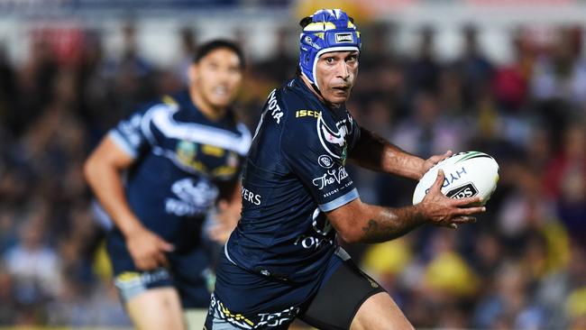 Retired North Queensland Cowboys legend Johnathan Thurston is hoping to bring smiles to Wujal Wujal residents’ faces. Image: Zak Simmonds