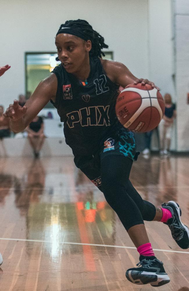 Sunshine Coast Phoenix women's player Eryka Sidney has been named as a player to watch in the 2022 NBL1 North season. Picture: Jack Riddiford.