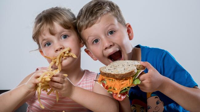 It’s out with the chips, and in with the salad sandwiches at schools and sporting venues. Picture: Jake Nowakowski