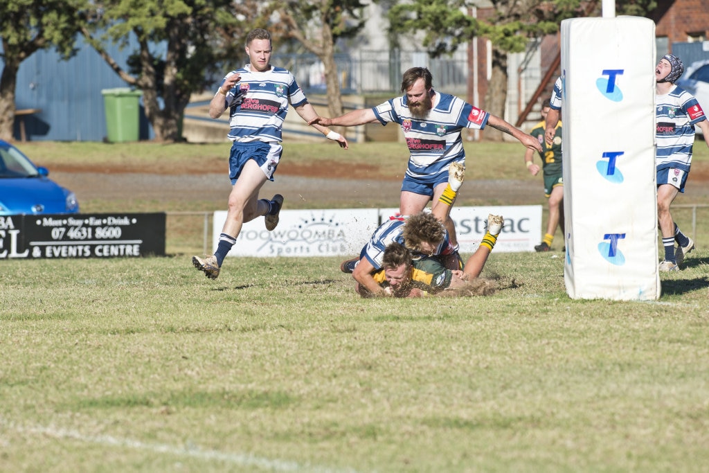 Nicholas Van Der Poel scores for Wattles. TRL, Wattles vs Brothers. Sunday, 8th Jul, 2018. Picture: Nev Madsen